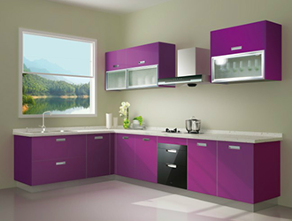 厨房柜门用什么颜色材质好看？